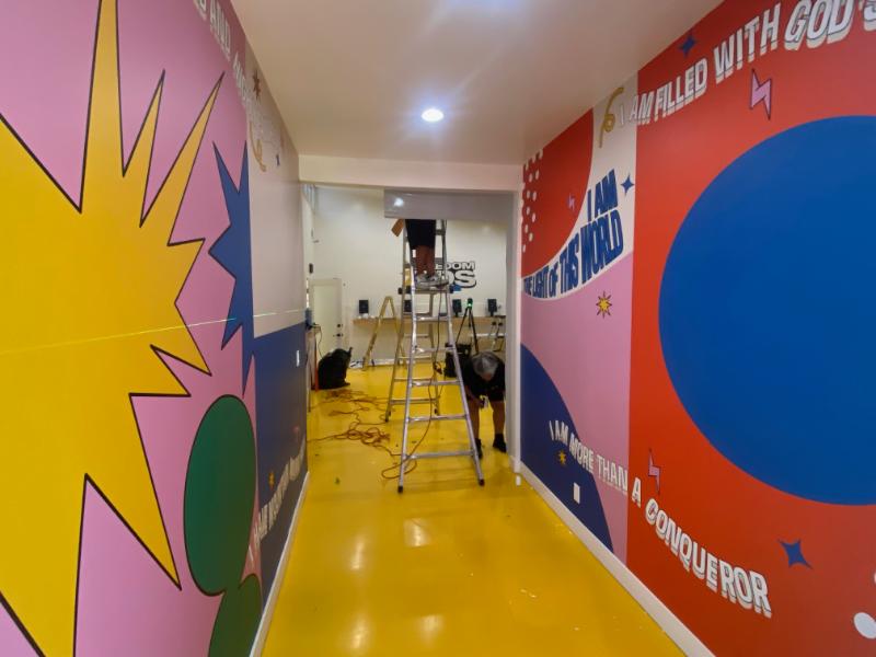 custom designed wall graphics in orange county, ca