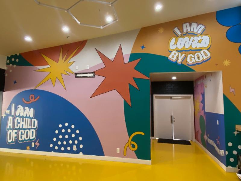 wall graphics and decals for churches and schools in orange county, ca
