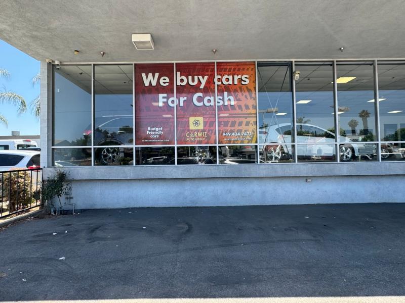 auto dealer window graphics in whittier, ca
