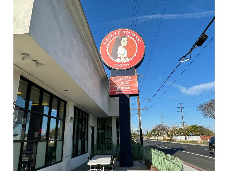 pylon sign translucent sign faces and LED conversions in Carson, CA