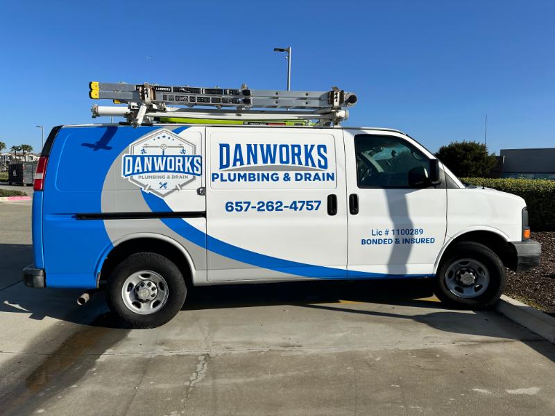 partial wraps for plumbing trucks in ornage, ca