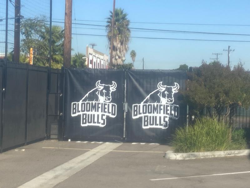 mesh gate banners for schools in los angeles, ca