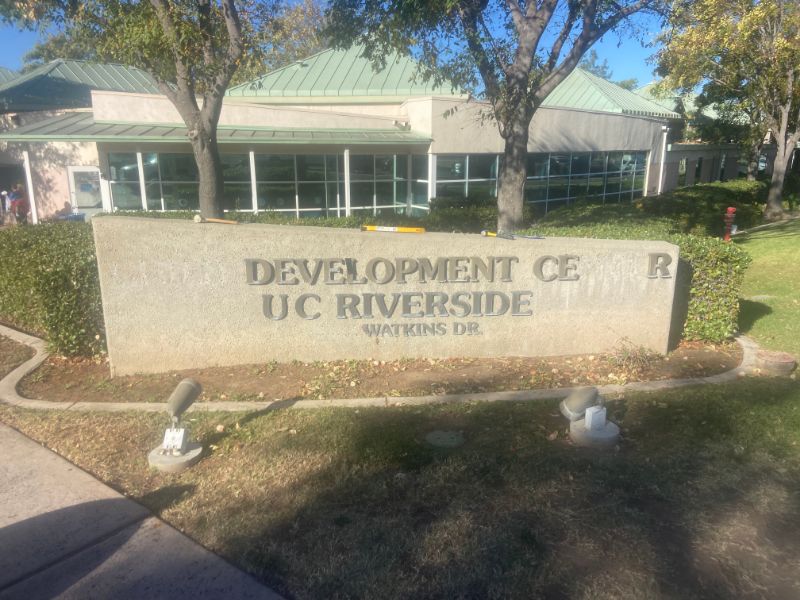 UCR monument before