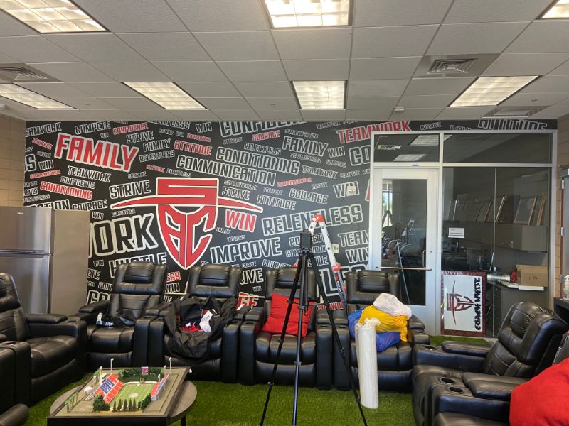 word wall graphics for schools in santa ana, ca