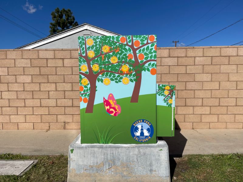 Electrical Box Vinyl Wraps Beautify Orange County, CA, Streets!
