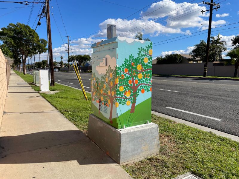 Electrical Box Vinyl Wraps Beautify Orange County, CA, Streets!