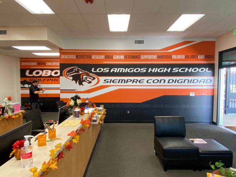 Custom Wall Graphics and Murals for Schools in Orange County, California!