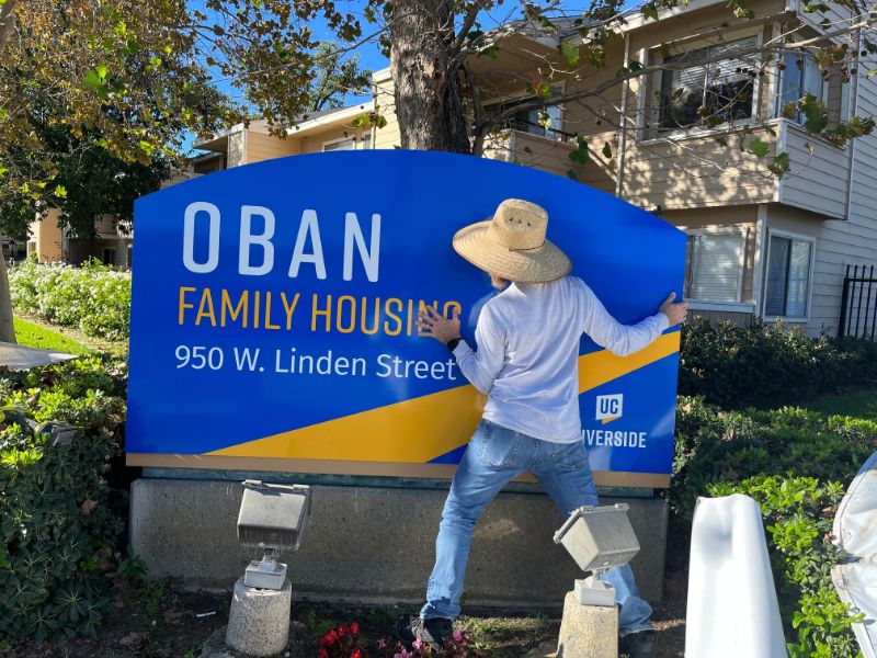 New Signs for Apartment Communities in Riverside CA