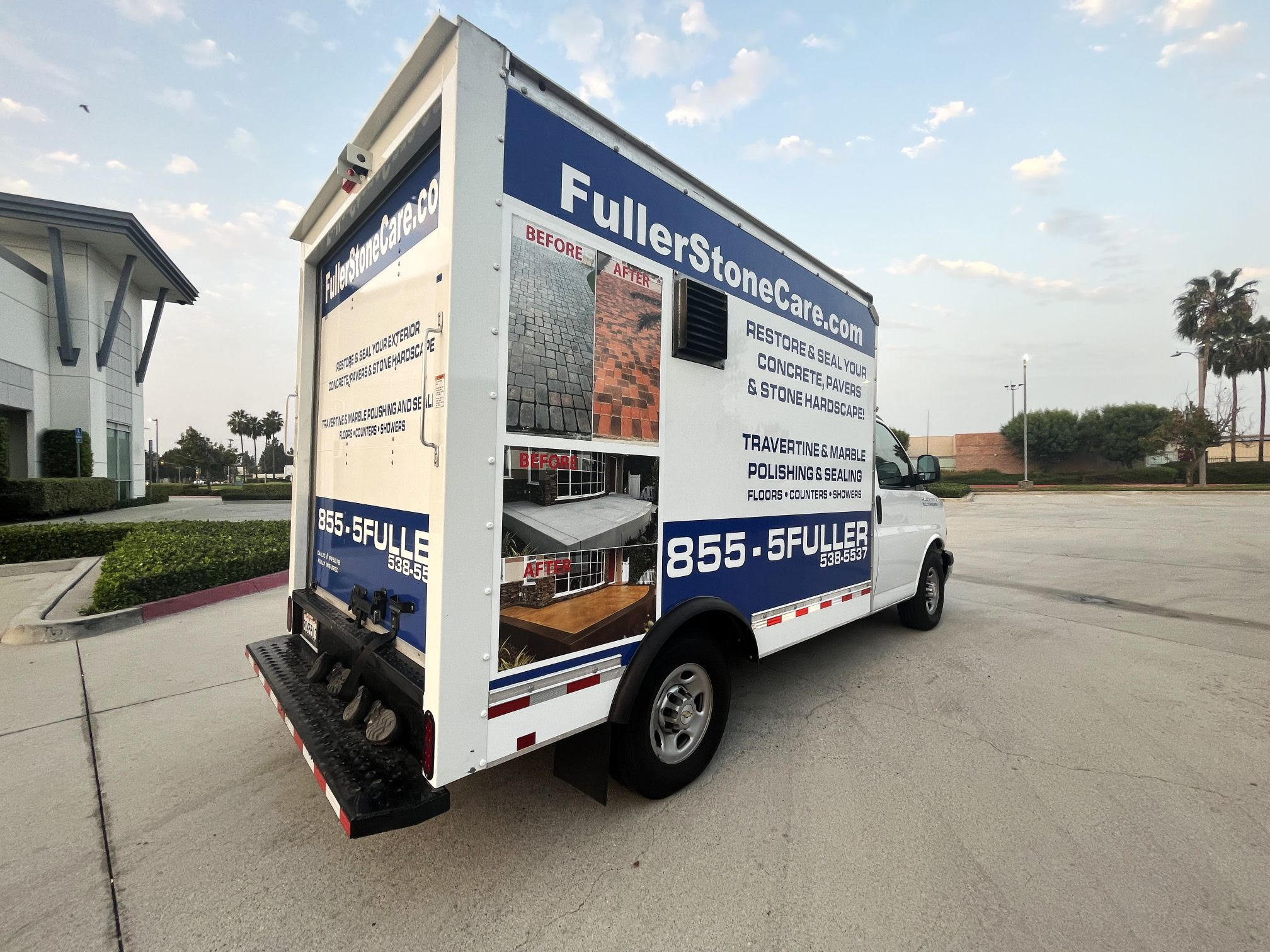 Commercial Box Truck Wraps Graphics Advertise for Businesses in Orange County