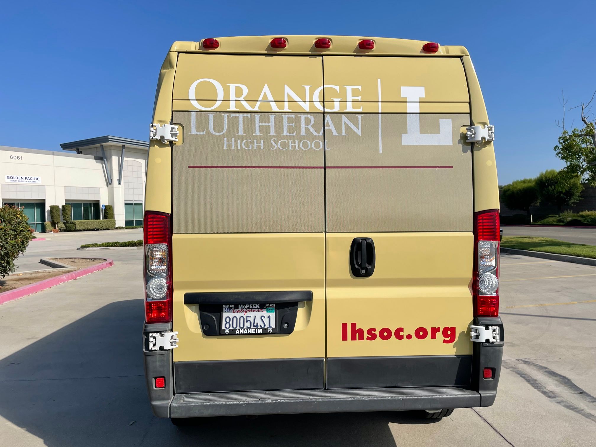 3M Sprinter Van Wraps for Schools in Orange County CA Promote School Loyalty