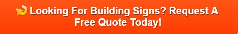 custom made building lettering in La Mirada CA