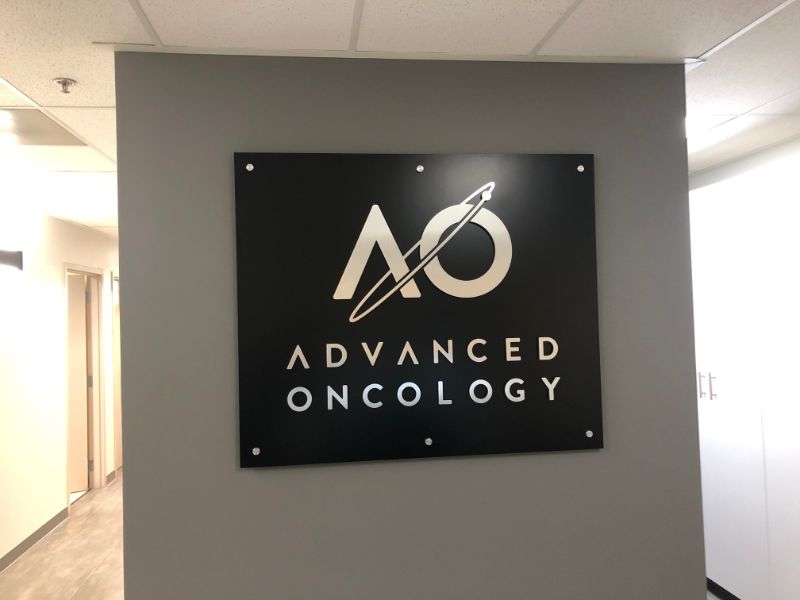 custom lobby logo signs in Irvine CA