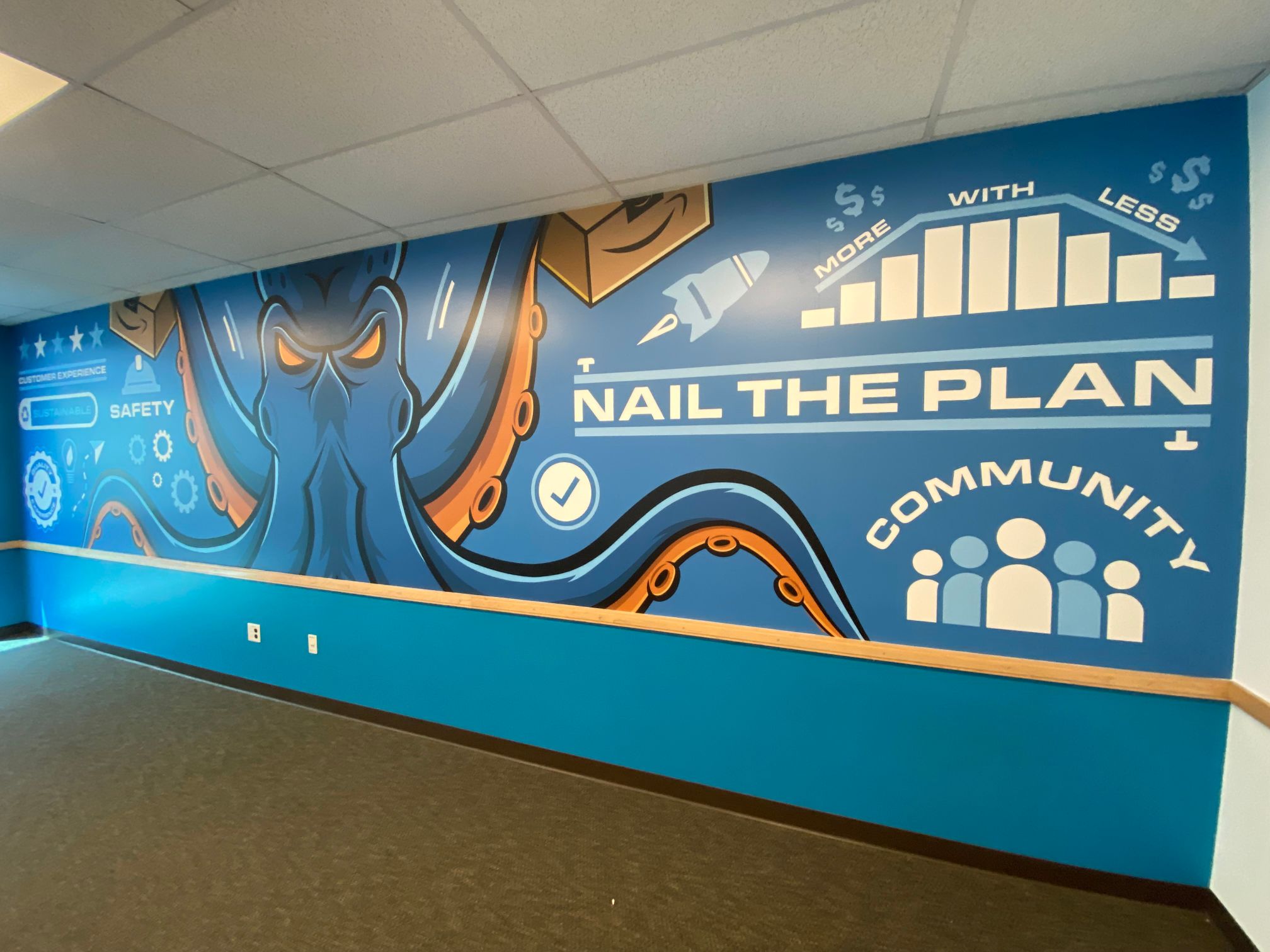 office wall graphics decals, and murals in Long Beach CA