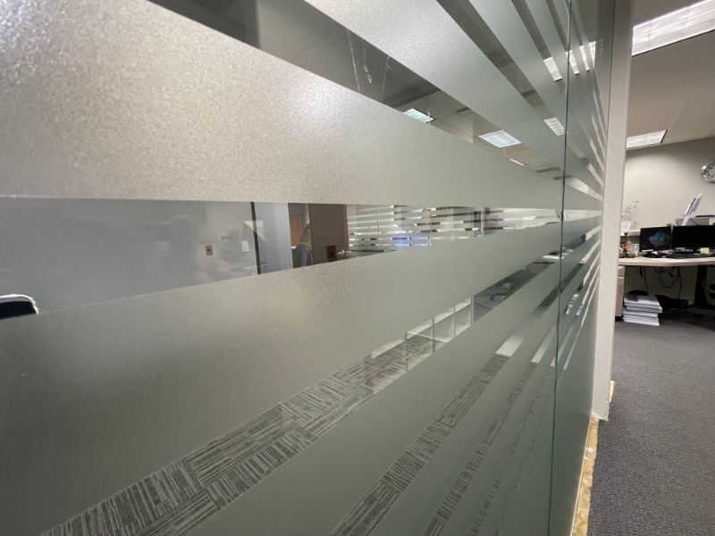 privacy film for office glass walls in Orange County CA