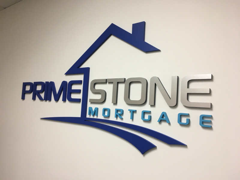 mixed media lobby signs in Orange County CA