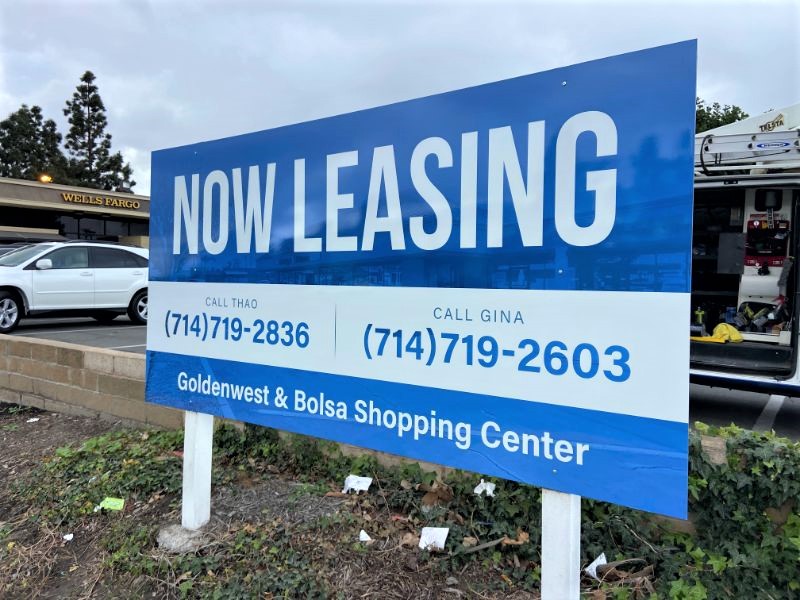 Graffiti-Proof “For Lease” Signs and Graphics for Property Managers in Orange Co CA