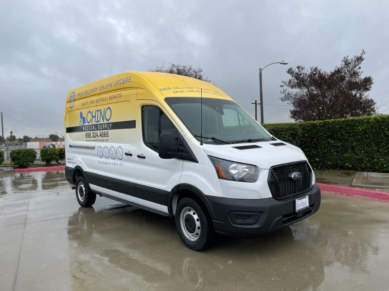 Sprinter Van Vinyl Wraps Advertise for Medical Supply Company in Chino CA