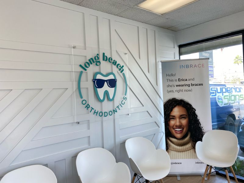 Lobby Logo Wall Signs for Offices in Long Beach California