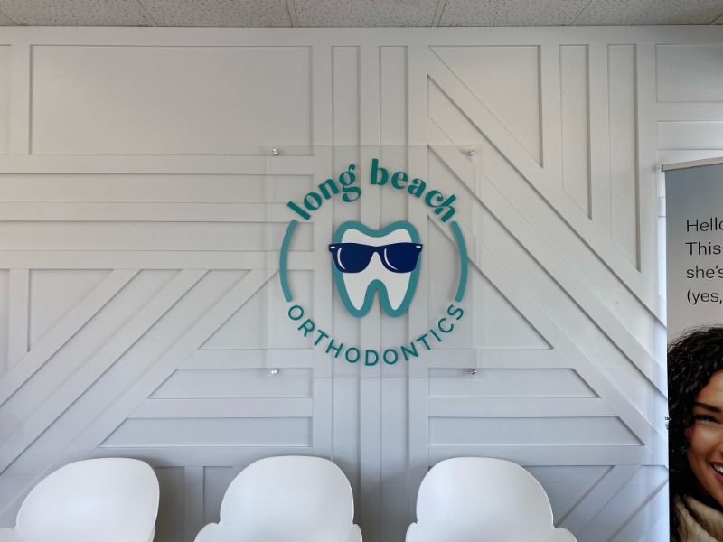 Lobby Logo Wall Signs for Offices in Long Beach California