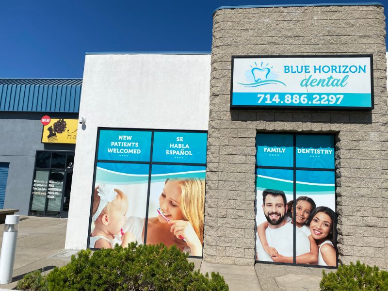 advertising with window graphics in Orange County CA