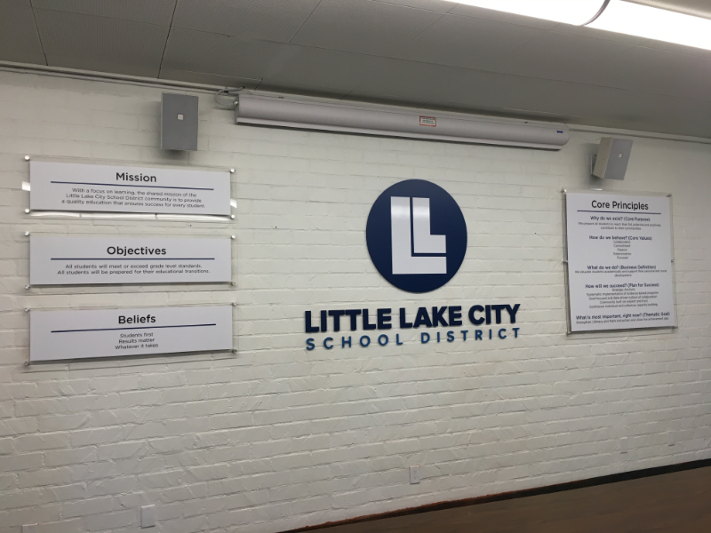 Mission, Vision, and Values Wall Signs for Offices in Orange County CA