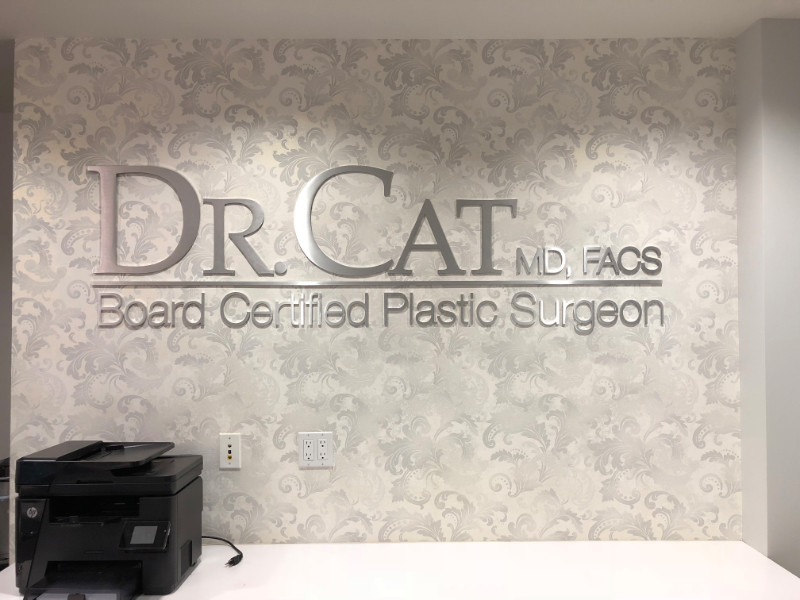 Custom Lobby Logo Wall Signs for Offices in Orange County CA