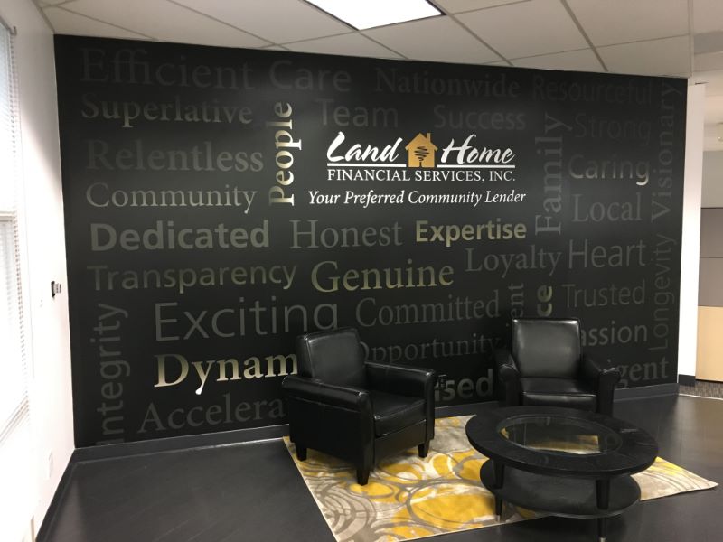 Mission, Vision, and Values Wall Signs for Offices in Orange County CA