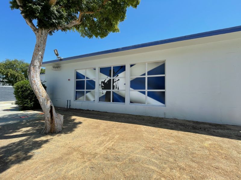 window graphics for schools in Orange County CA