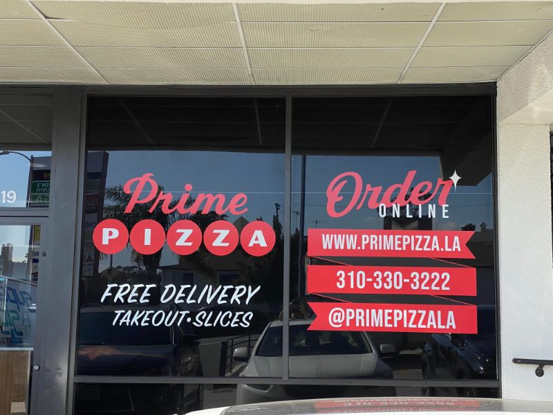 Eye Catching Window Graphics Advertise for Los Angeles CA