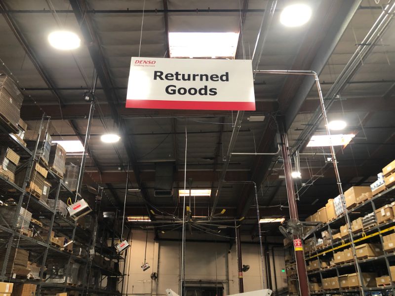 Warehouse Station Signs for Long Beach