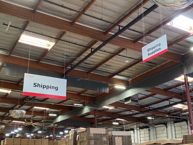 Warehouse Station Signs for Long Beach