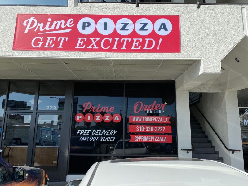 Eye Catching Window Graphics Advertise for Los Angeles CA