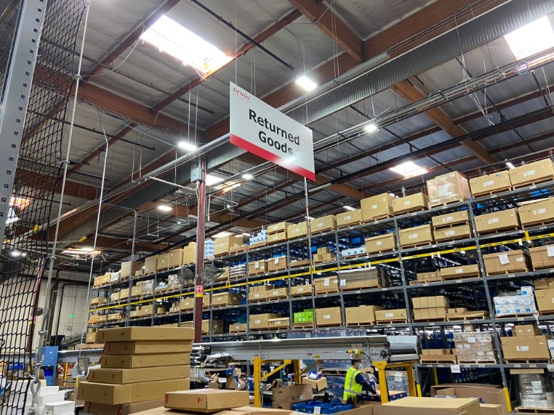 Warehouse Station Signs for Long Beach