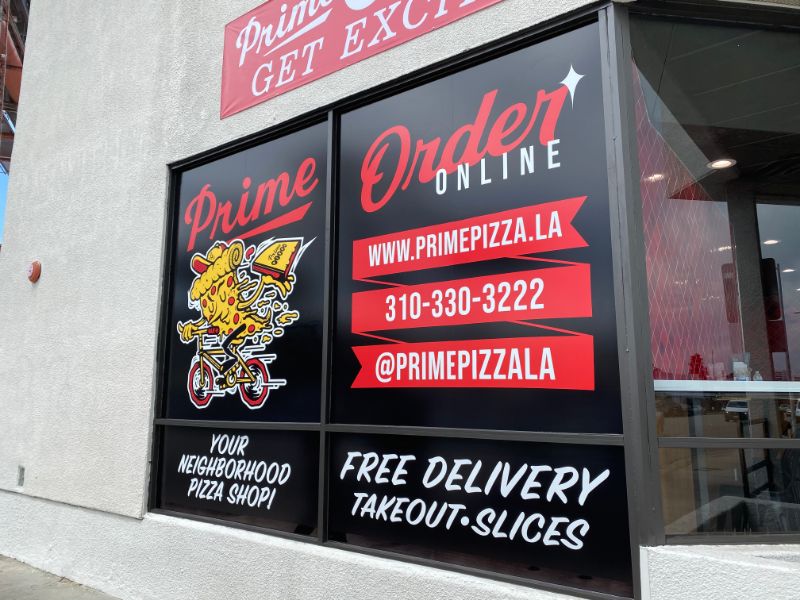 window graphics for new businesses in Los Angeles CA