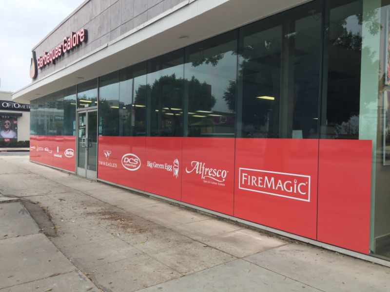 anti-graffiti window graphics in Los Angeles