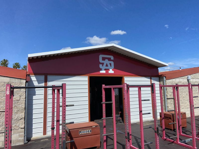 weight room graphics for athletic departments in orange county ca