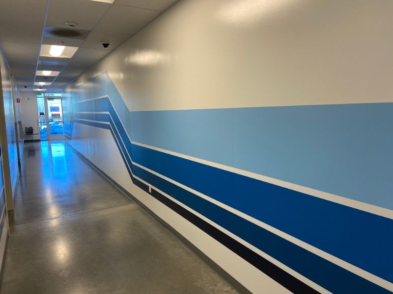 Geometric Wall Graphics in Long Beach CA