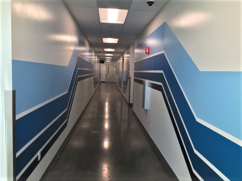 Geometric Wall Graphics in Long Beach CA