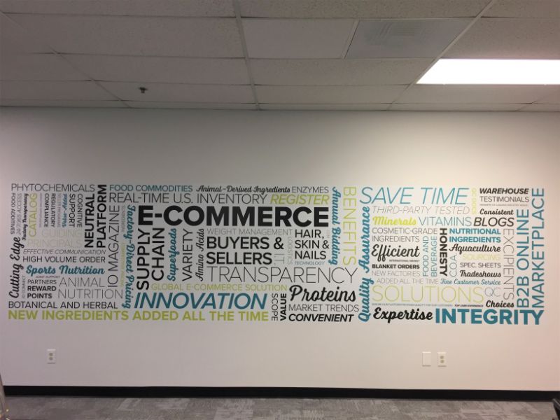 office wall graphics in Cerritos