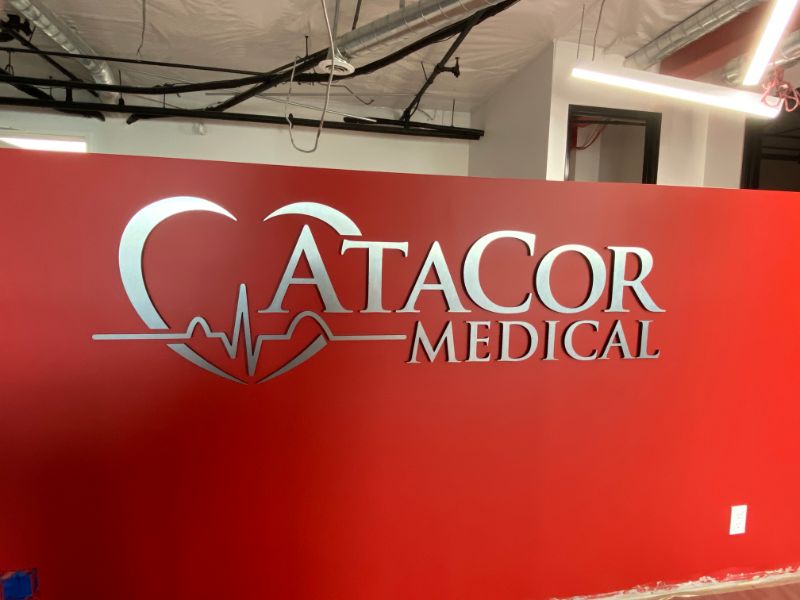 Custom Lobby Logo Sign Options for Offices in Orange County California