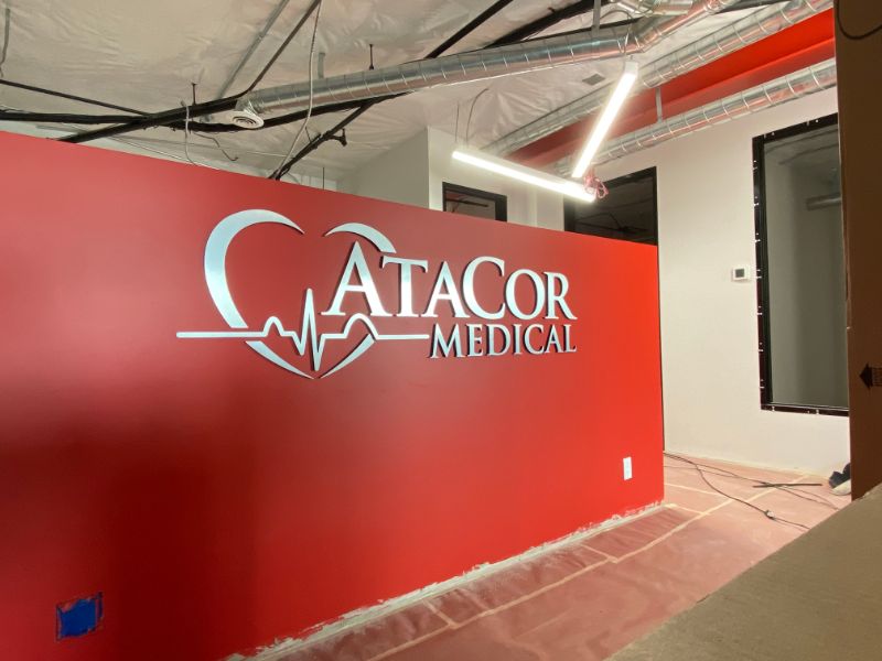 Custom Lobby Logo Sign Options for Offices in Orange County California