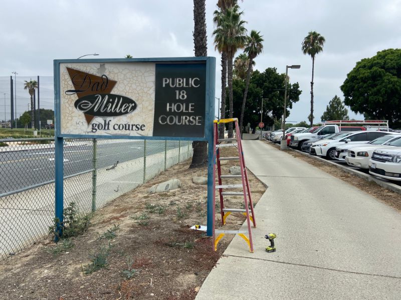 new sign faces in Anaheim