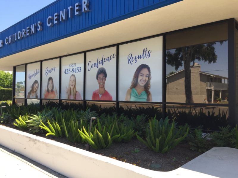 window graphics in Long Beach