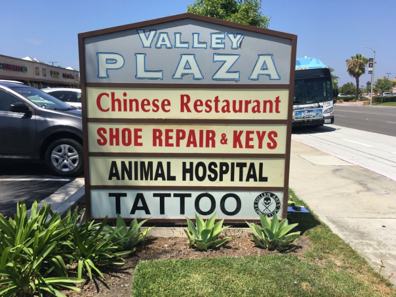 monument sign makeovers in Garden Grove