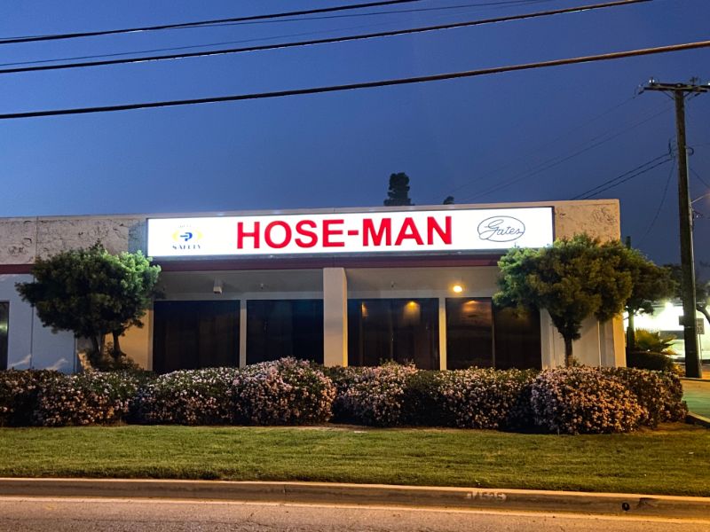 new sign face graphics and LED lighting in La Mirada CA