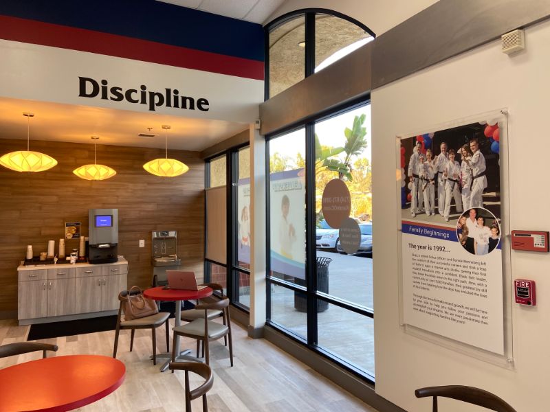 acrylic wall panel sign in Fullerton