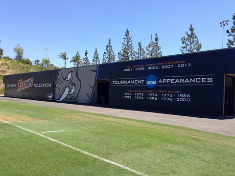 Stadium Wall Wraps in Fullerton CA