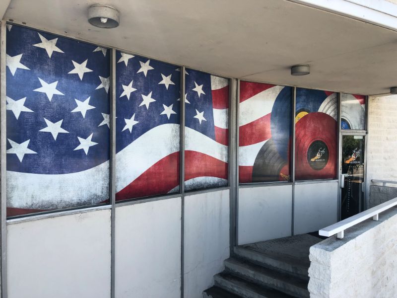 perforated window graphics in Buena Park