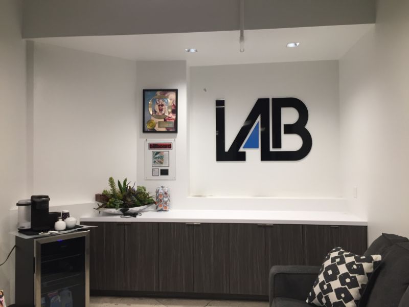 Custom Lobby Logo Sign for Irvine