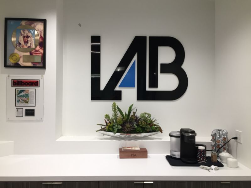 Custom Lobby Logo Sign for Irvine